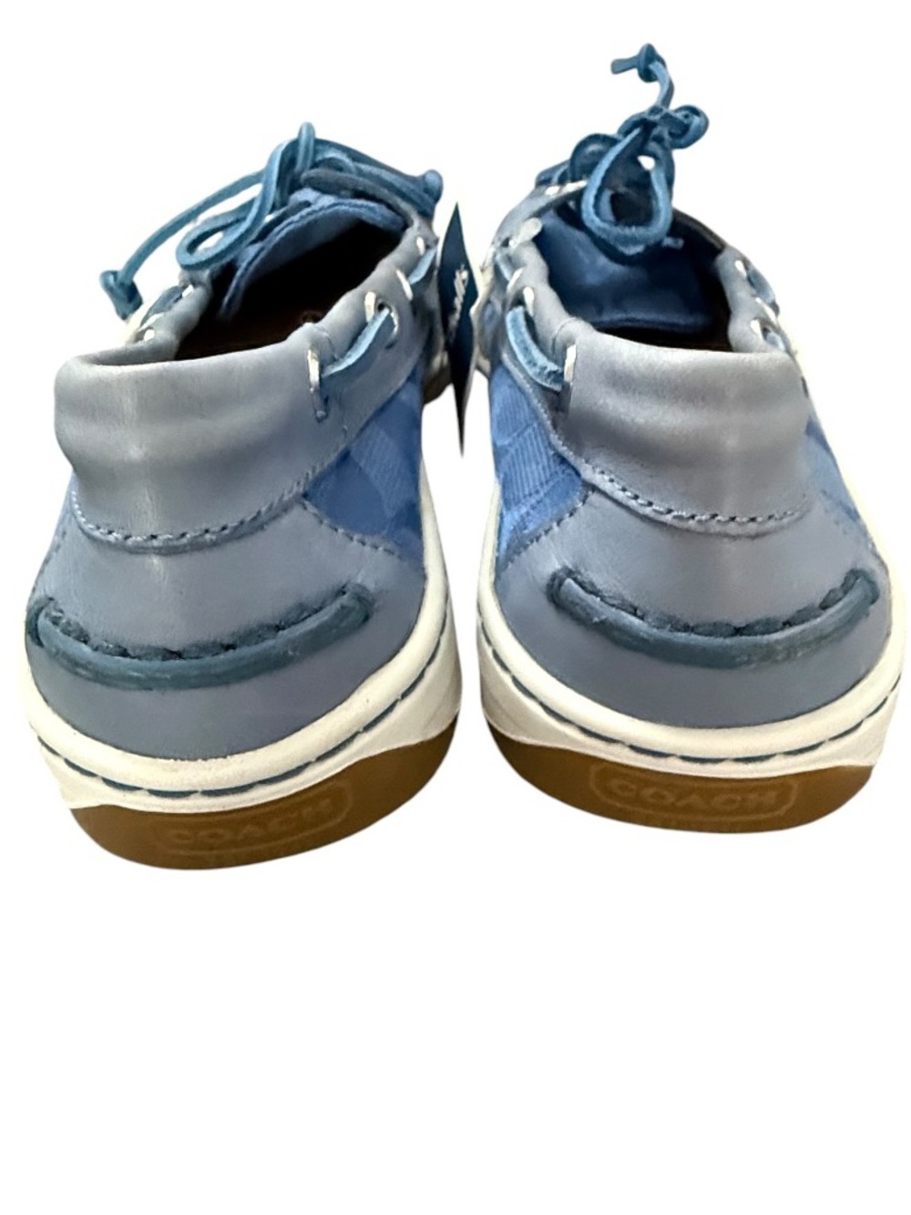 Coach Rainey Top Sider Signature Slip on Canvas Shoes, Size 8. - Picture 6 of 12